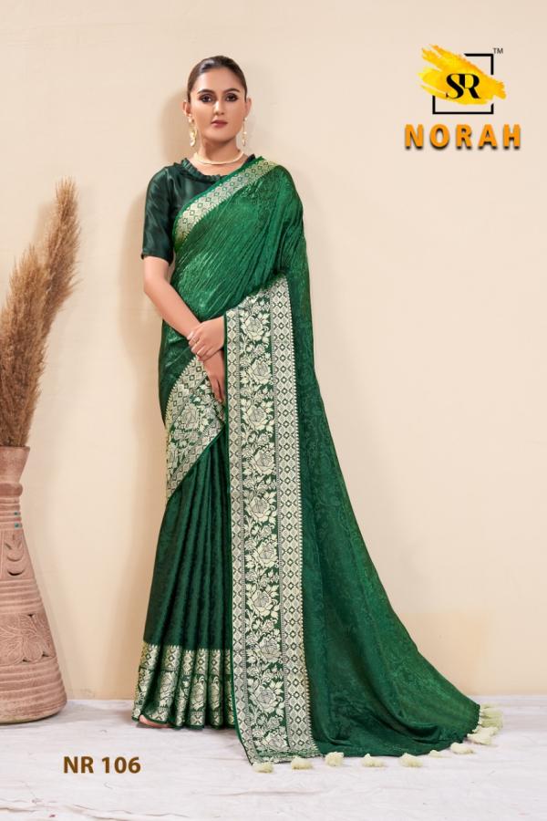 Sr Norah Fancy Wear Designer Dola Silk Saree Collection